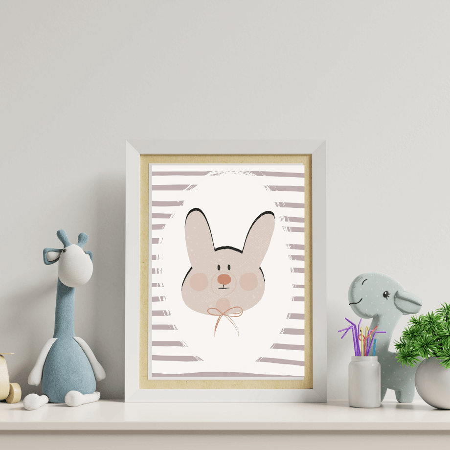Rabbit prints for 2025 nursery
